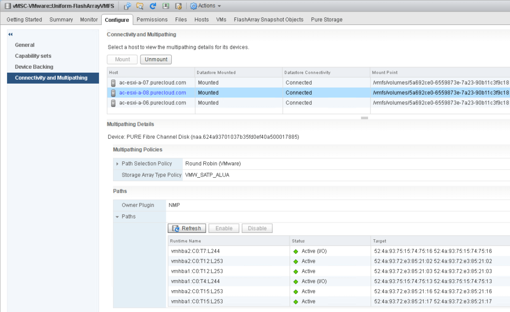 Setting Up FlashArray Active/Active Replication (ActiveCluster)