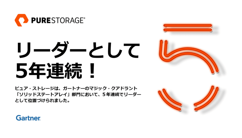 5 年連続リーダーとして位置づけられました