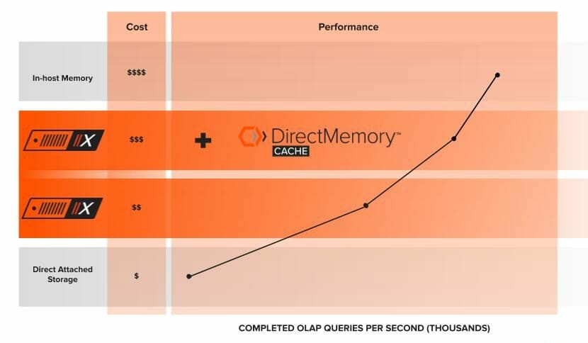 Pure pioneered use of SAP HANA’s NSE for warm data management, pairing it with DirectMemory Cache.