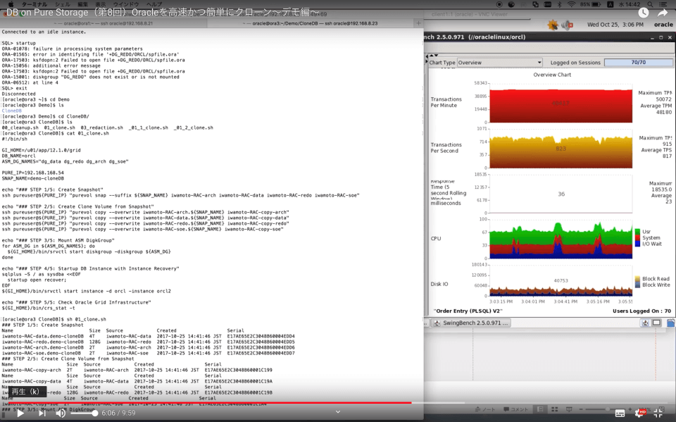 動画：Oracle を高速かつ簡単にクローン〜デモ編〜