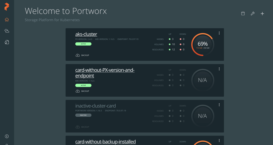 Portworx PX-Backup のインストール